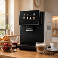 RAPITRON – Machine à Café Automatique Premium | Écran Tactile 7″ | 19 Bars | 11 Boissons en Une Seule Touche