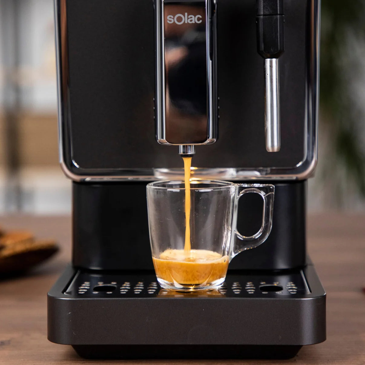 Solac Barista Prestige — Machine à Café Automatique, Broyeur Intégré et Pompe Italienne 19 Bars