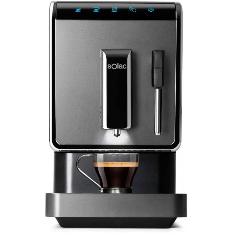 Solac Barista Prestige — Machine à Café Automatique, Broyeur Intégré et Pompe Italienne 19 Bars